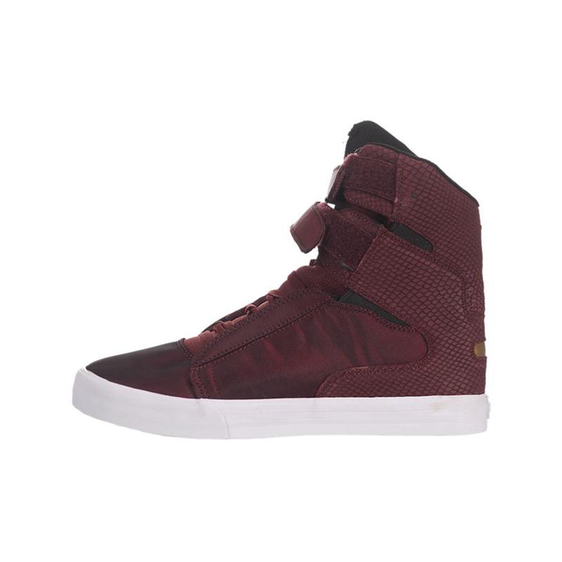 Supra SOCIETY Sneaker High Damen Bordeaux Deutsch LGEDW8413